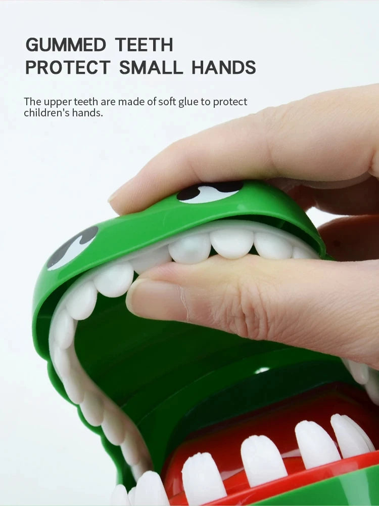 Crocodile Teeth Toys Alligator Biting Finger Dentist Classic Family Games Party Pranks Children's Lucky Game Decompression Toy