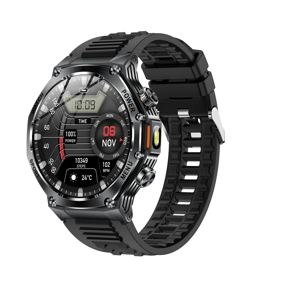 AK82 smart watch bluetooth call bluetooth call sports high definition waterproof heart rate flashlight multi-function