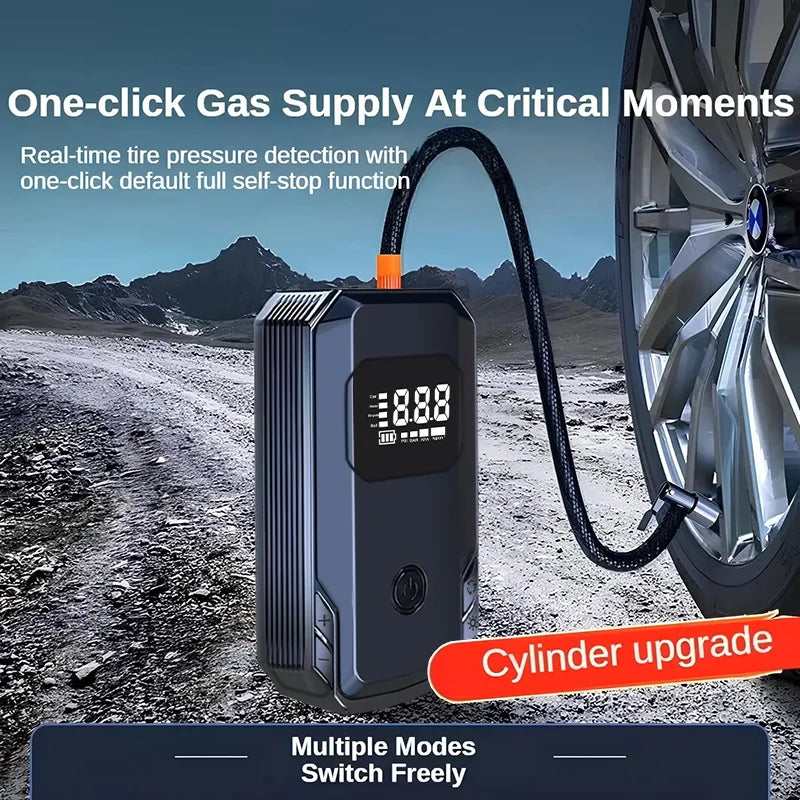 EAFC Portable Car Jump Starter Power Bank | Smart Emergency Battery Booster with LED Display