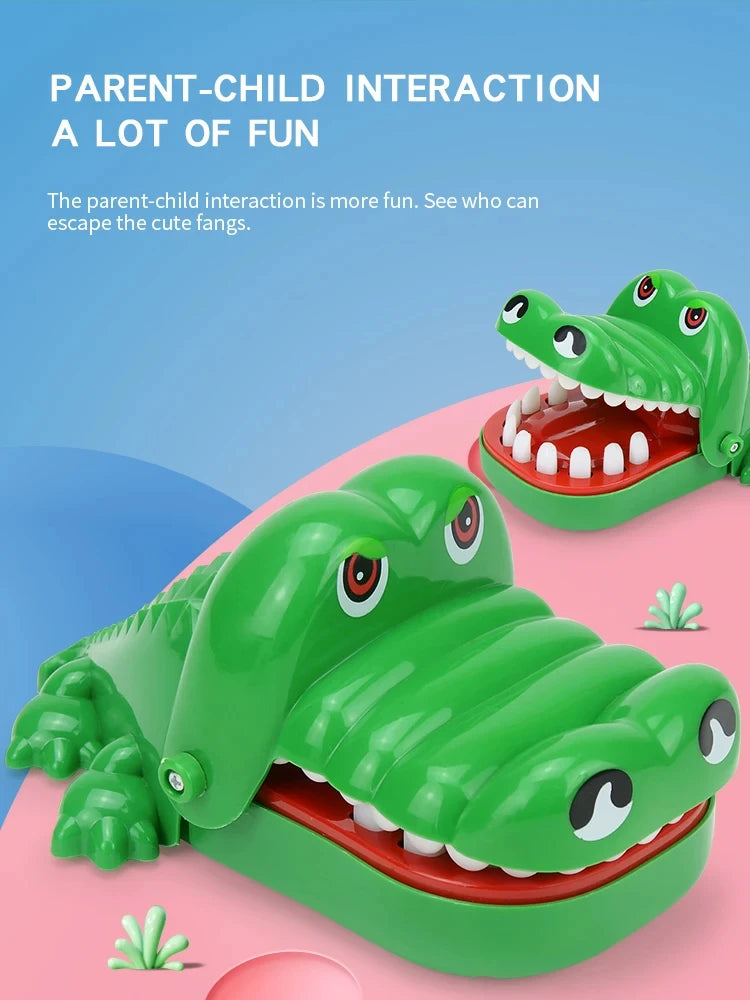 Crocodile Teeth Toys Alligator Biting Finger Dentist Classic Family Games Party Pranks Children's Lucky Game Decompression Toy