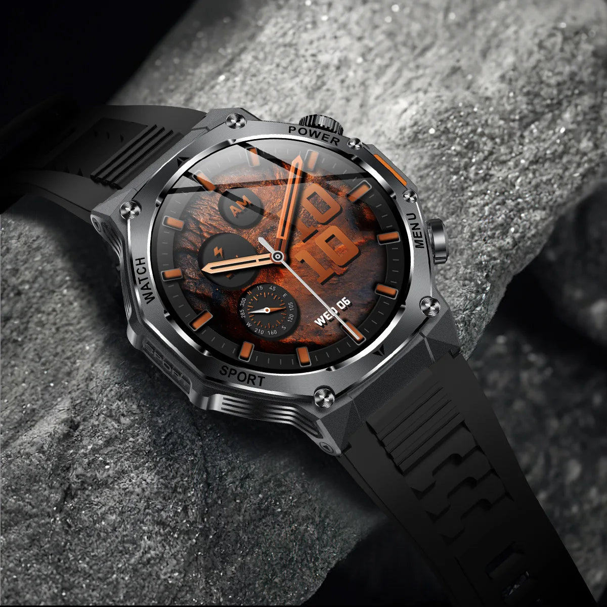 AK82 smart watch bluetooth call bluetooth call sports high definition waterproof heart rate flashlight multi-function