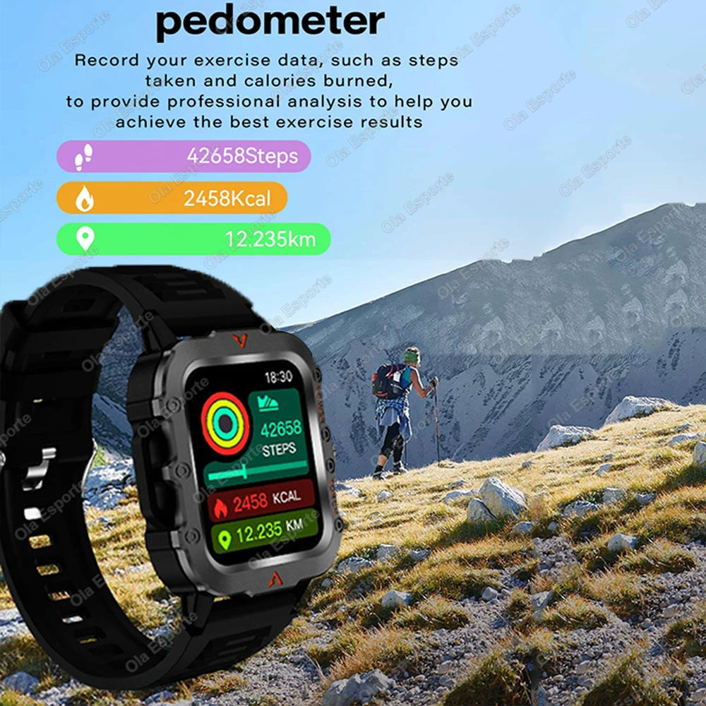 Original Men Smart Watch Bluetooth Call Fitness Clock 3ATM IP68 Swim Waterproof Sports Smartwatch for Women Xiaomi Android 2025