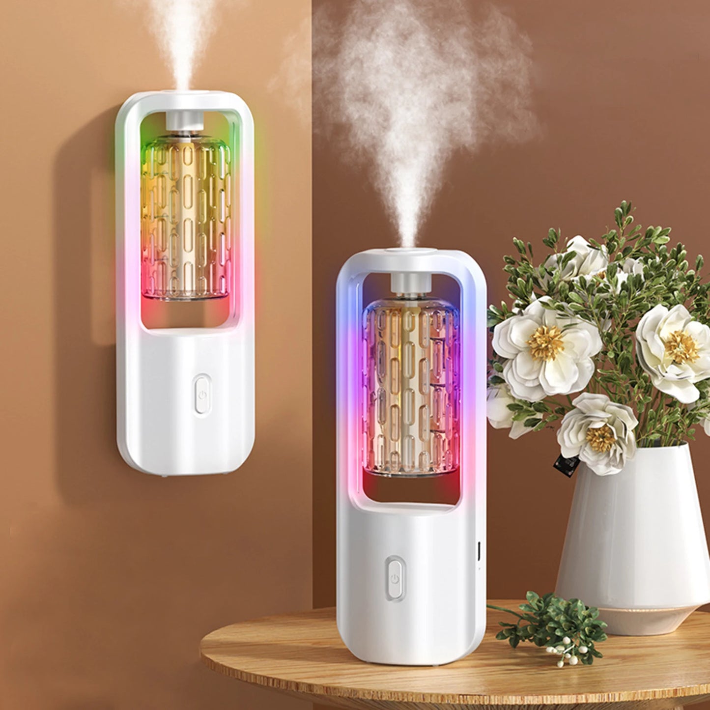 Diffuser for Essential Oils No Water Mounted/Free Standing Perfume Diffuser for Toilet