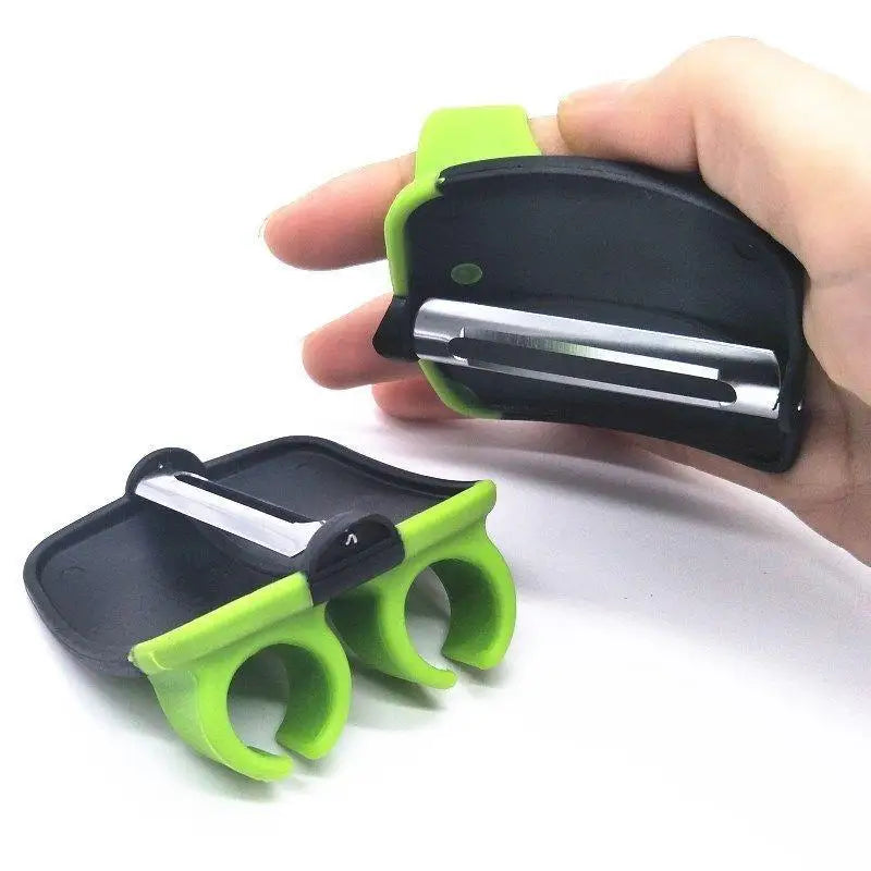 Vegetable Fruit Peeler Stainless Steel Handheld Peeler Swift Hand Palm Vegetable And Fruit Peeler Slicer Kitchen Tool Helper