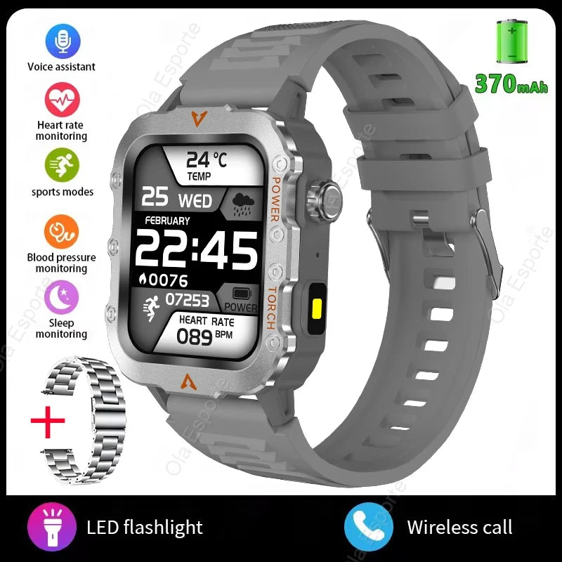 Original Men Smart Watch Bluetooth Call Fitness Clock 3ATM IP68 Swim Waterproof Sports Smartwatch for Women Xiaomi Android 2025