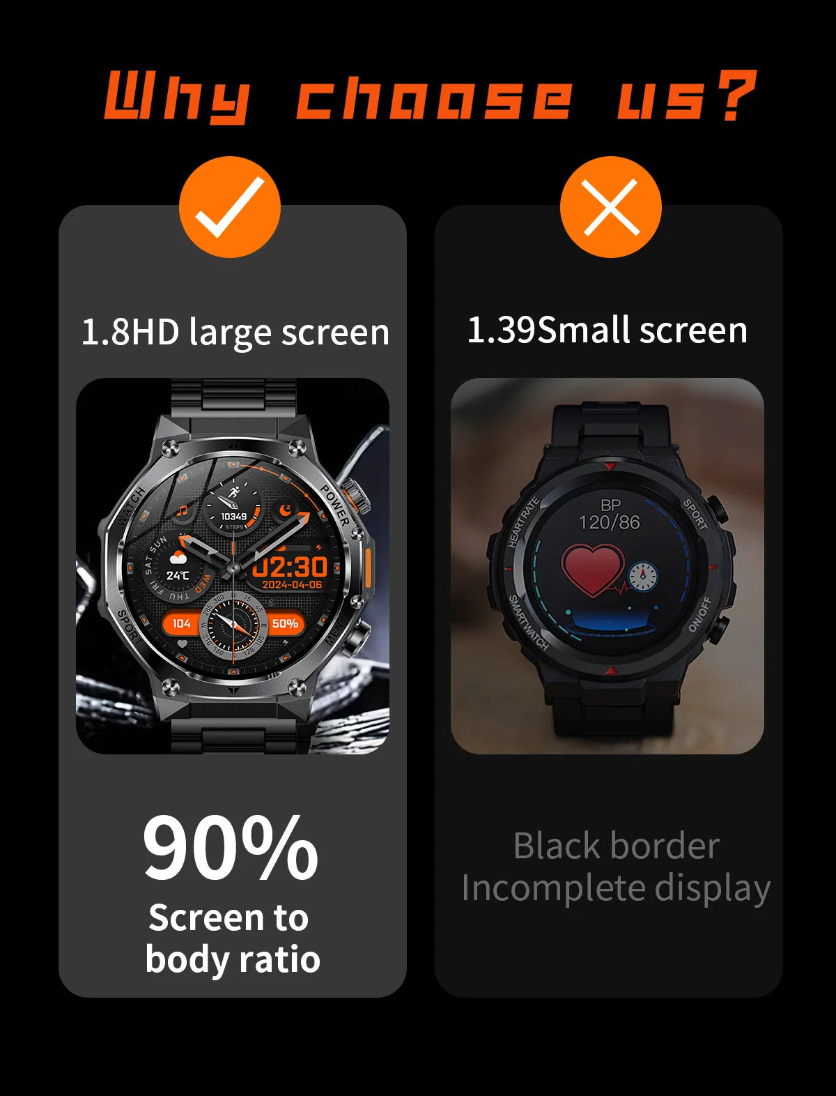 AK82 smart watch bluetooth call bluetooth call sports high definition waterproof heart rate flashlight multi-function