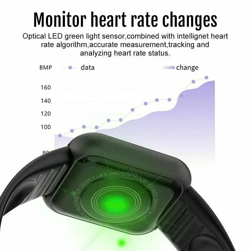 Y68 D20 Smart Watch | Bluetooth Fitness Tracker for Men & Women