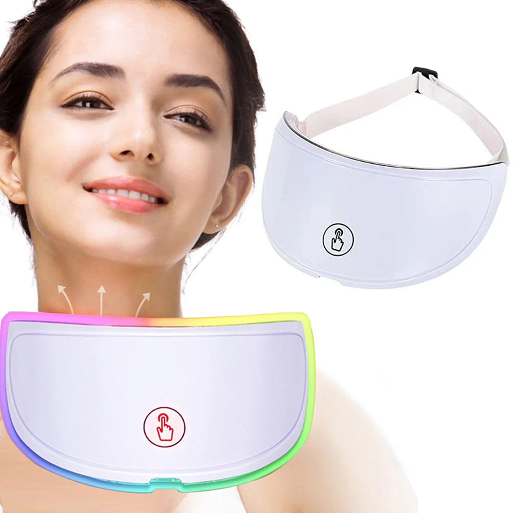 7 Colors LED Face & Neck Mask | Photon Therapy Skin Rejuvenation Anti-Aging Beauty Machine