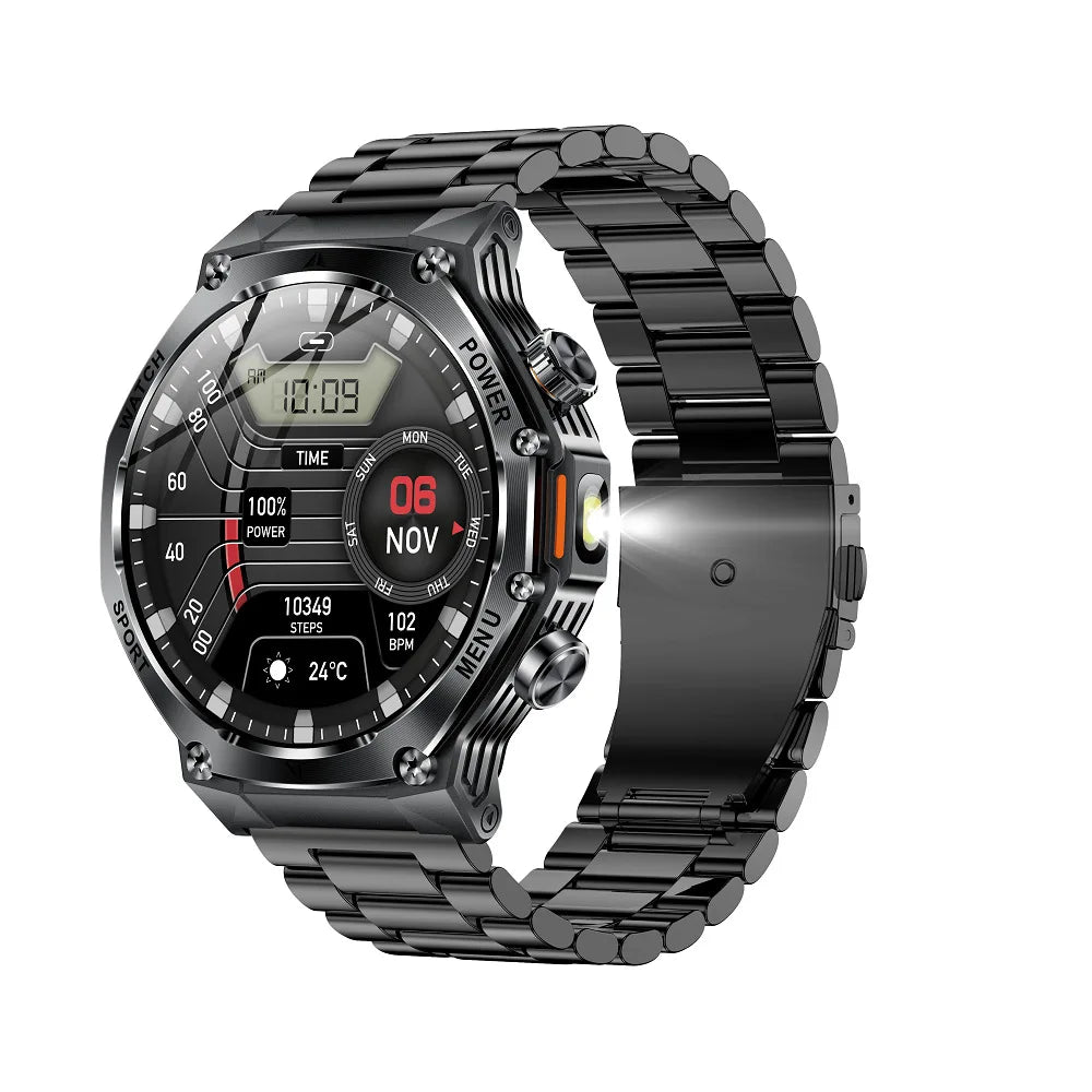 AK82 smart watch bluetooth call bluetooth call sports high definition waterproof heart rate flashlight multi-function