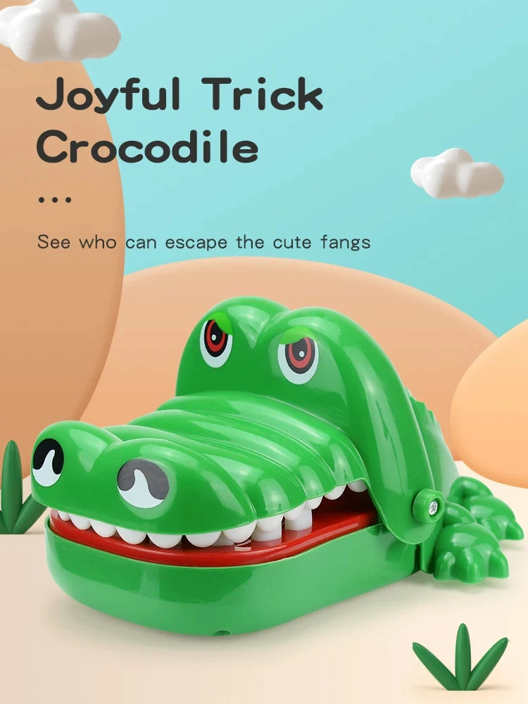 Crocodile Teeth Toys Alligator Biting Finger Dentist Classic Family Games Party Pranks Children's Lucky Game Decompression Toy