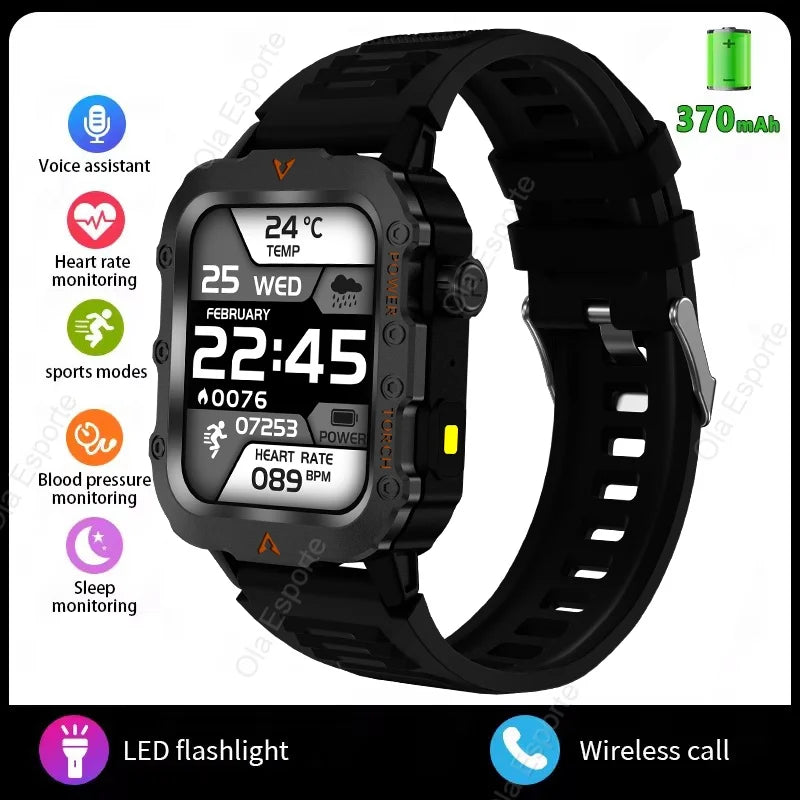 Original Men Smart Watch Bluetooth Call Fitness Clock 3ATM IP68 Swim Waterproof Sports Smartwatch for Women Xiaomi Android 2025
