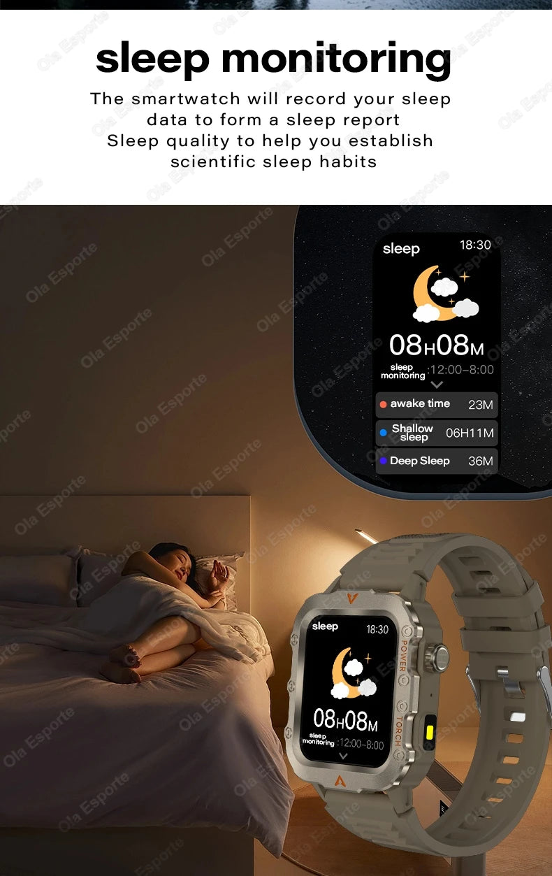 Original Men Smart Watch Bluetooth Call Fitness Clock 3ATM IP68 Swim Waterproof Sports Smartwatch for Women Xiaomi Android 2025
