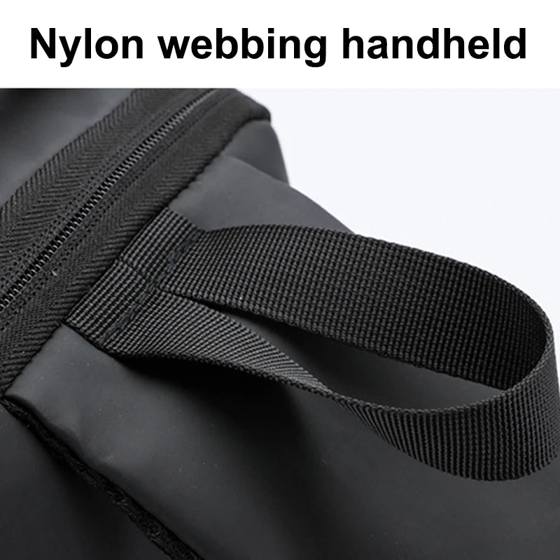 Men Crossbody Bag PU Leather Classic Anti-Theft Shoulder Bag Chest Bag Multifunctional For Men