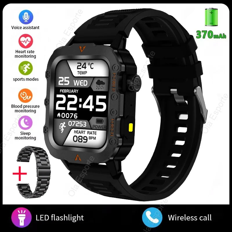 Original Men Smart Watch Bluetooth Call Fitness Clock 3ATM IP68 Swim Waterproof Sports Smartwatch for Women Xiaomi Android 2025