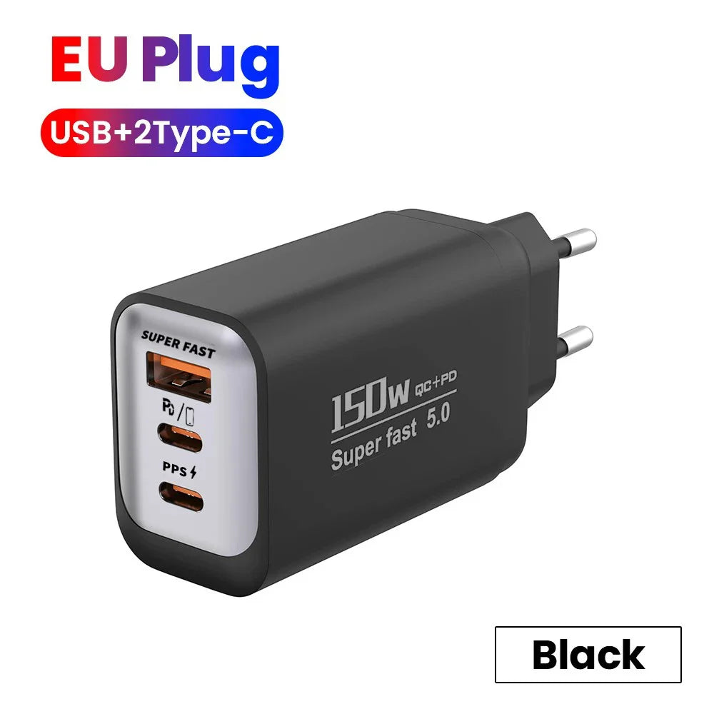 150W Super Fast Charger QC+PD