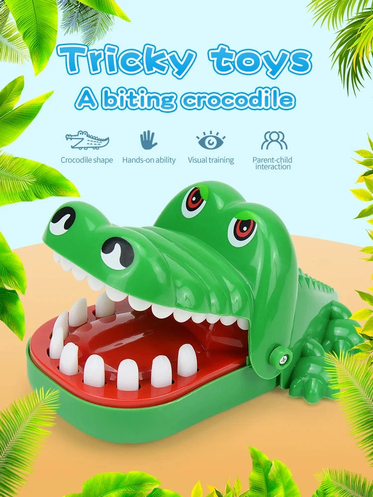 Crocodile Teeth Toys Alligator Biting Finger Dentist Classic Family Games Party Pranks Children's Lucky Game Decompression Toy