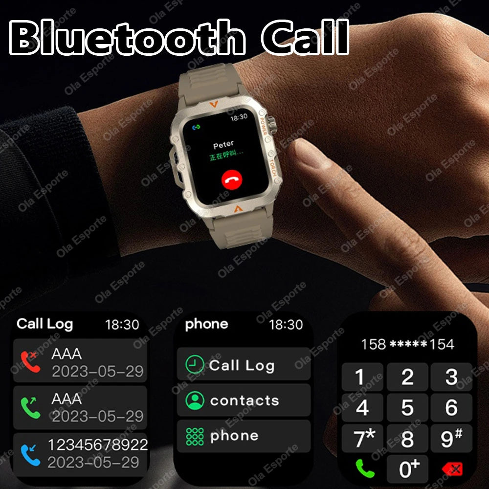 Original Men Smart Watch Bluetooth Call Fitness Clock 3ATM IP68 Swim Waterproof Sports Smartwatch for Women Xiaomi Android 2025