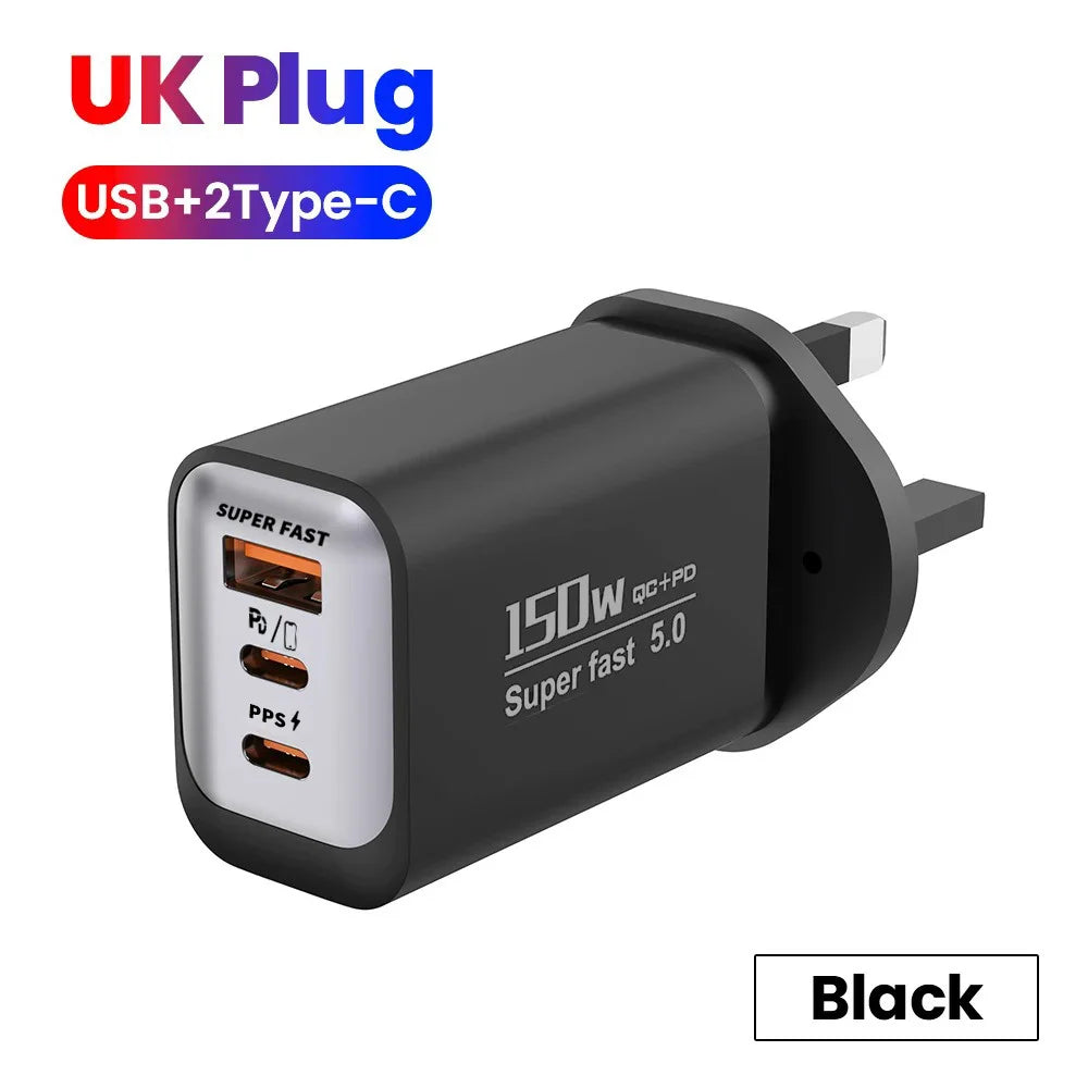 150W Super Fast Charger QC+PD