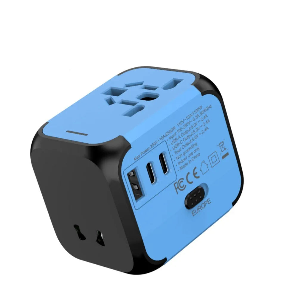 Universal Travel Adapter with USB-C