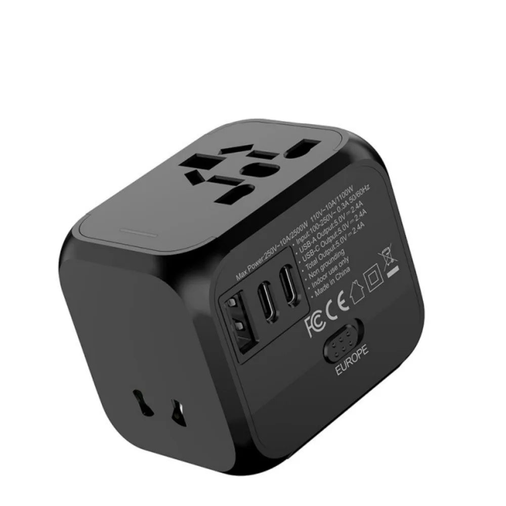 Universal Travel Adapter with USB-C