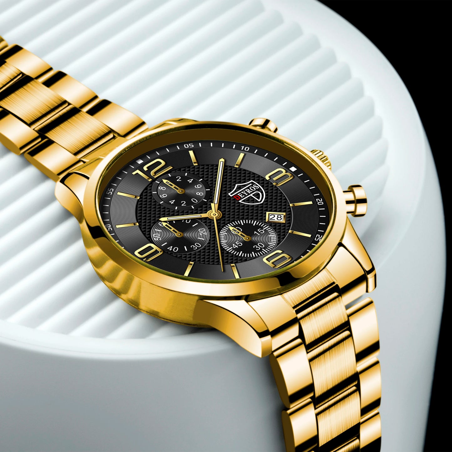 reloj hombre Luxury Business Men Watchs Stainless Steel Quartz Wrist Watch Male Leather Calendar Luminous male relogio masculino