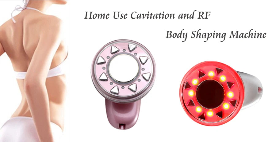 Ultrasonic Body Slimming Massager EMS Muscle Stimulator Lose Weight Radio Frequency LED RF Waist Legs Abdomen Slimming Device