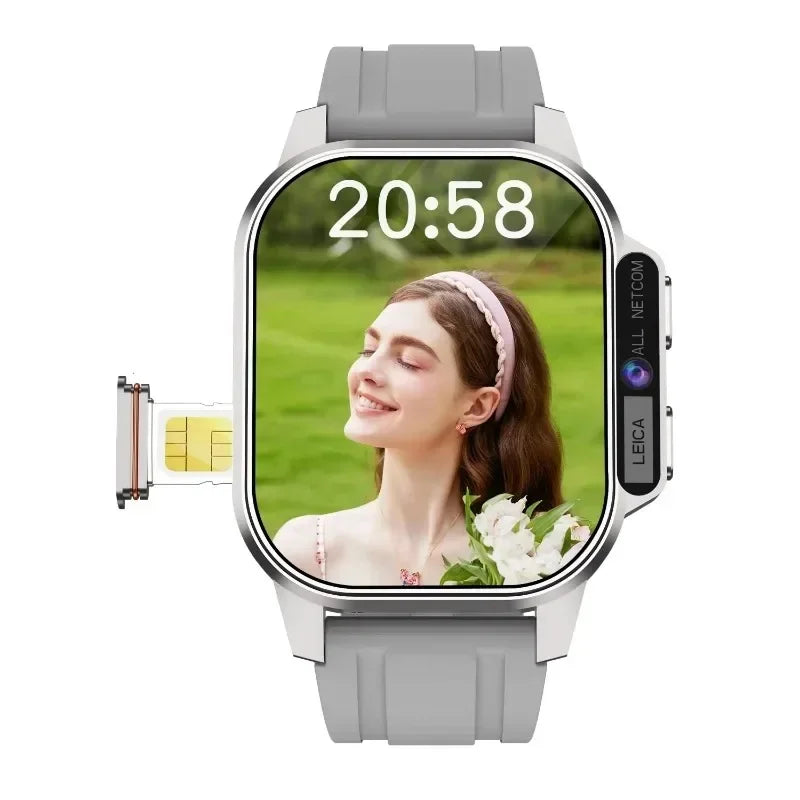 Men's smartwatchB22 4G Full Netcom 800W camera 900mAh battery support SIM card video call Health monitor Waterproof smartwatch