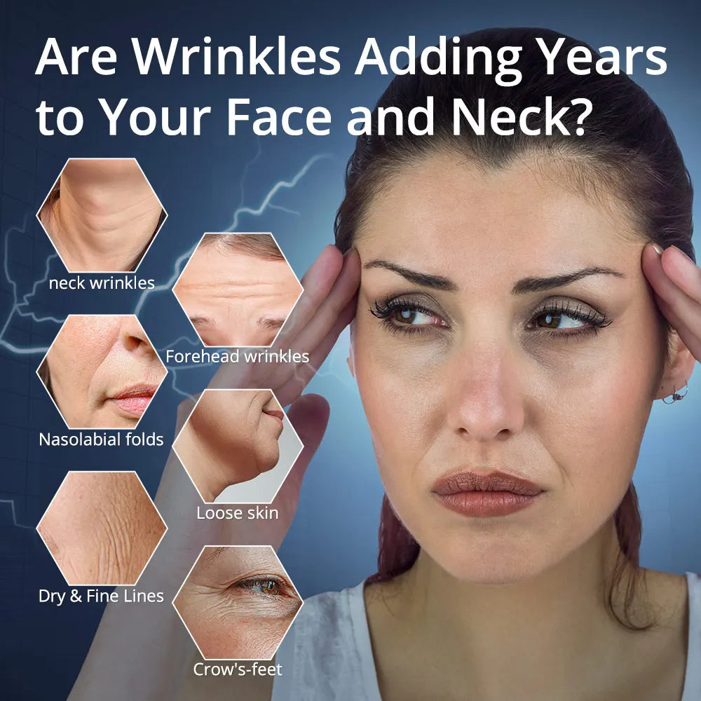Facial Lifting Device Neck Face Eye Massage Face Slimming EMS Beauty Skin Phototherapy Machine Anti Aging Reduce Double Chin