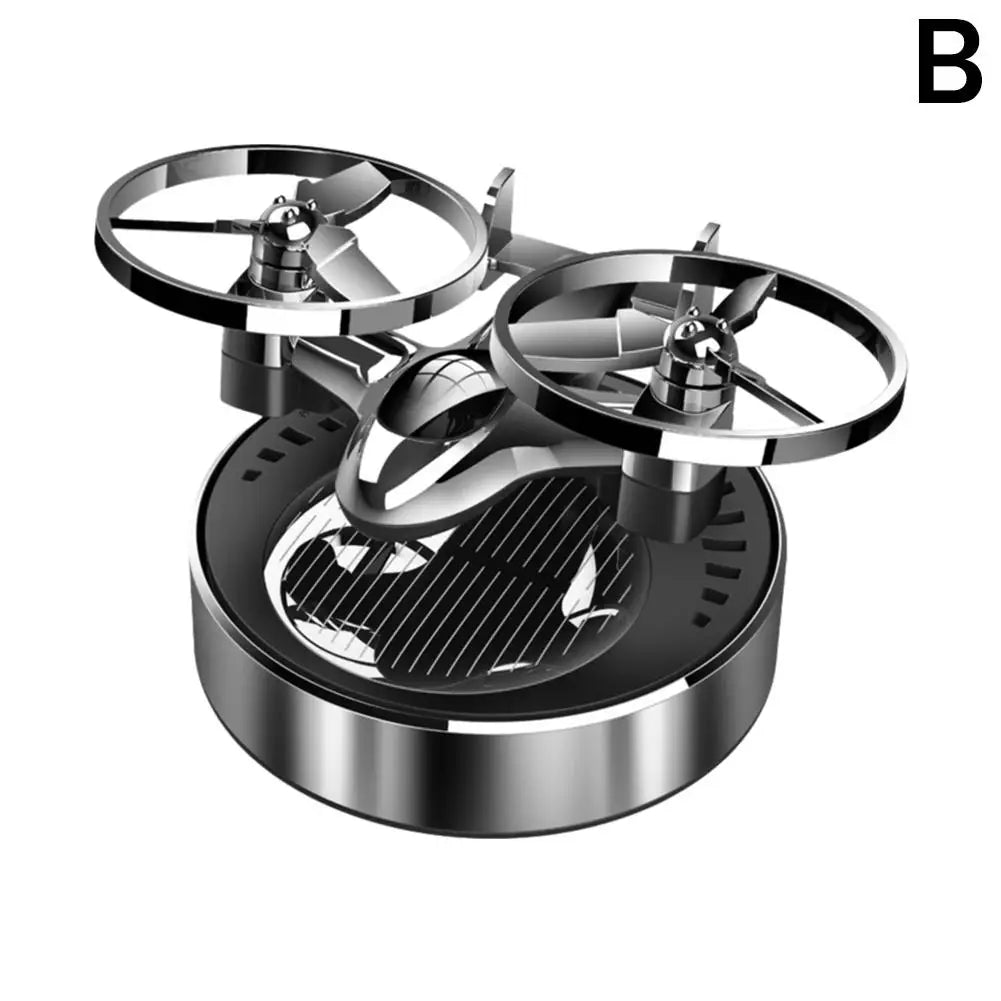 Car Vent Air Freshener Helicopter Airplane Ornaments Aromatherapy Car Air Fragrance Solar Powered Car Interior Ornament