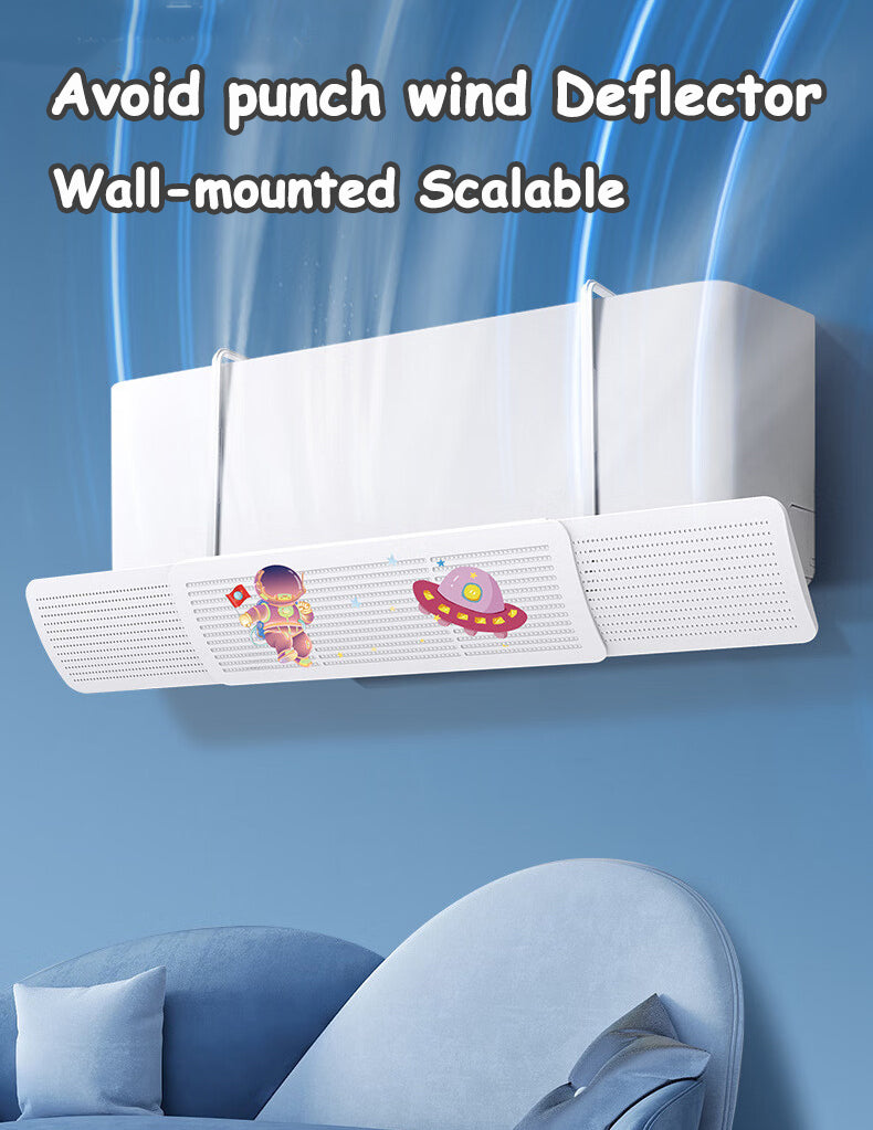 Air Conditioning Windshield Anti-Direct Blowing Universal Windproof Wall-Mounted Air Outlet Baffle Confinement Cold Air Guide