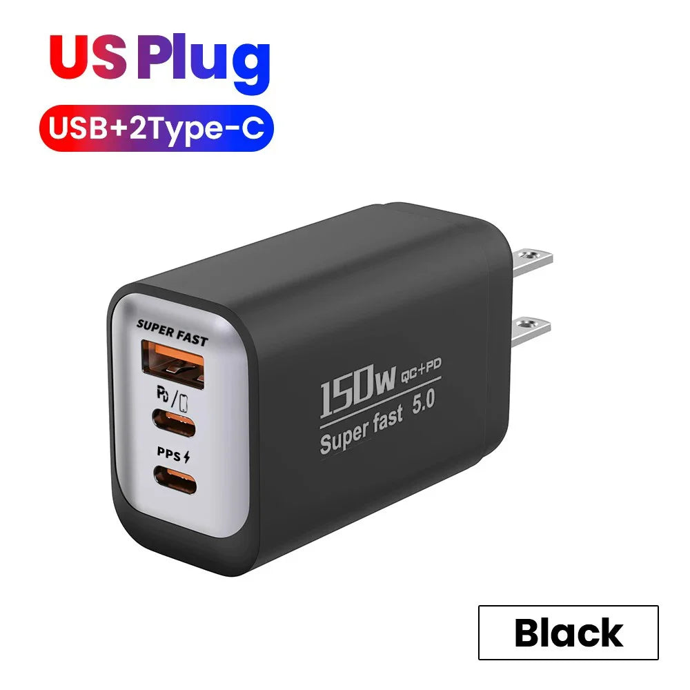 150W Super Fast Charger QC+PD