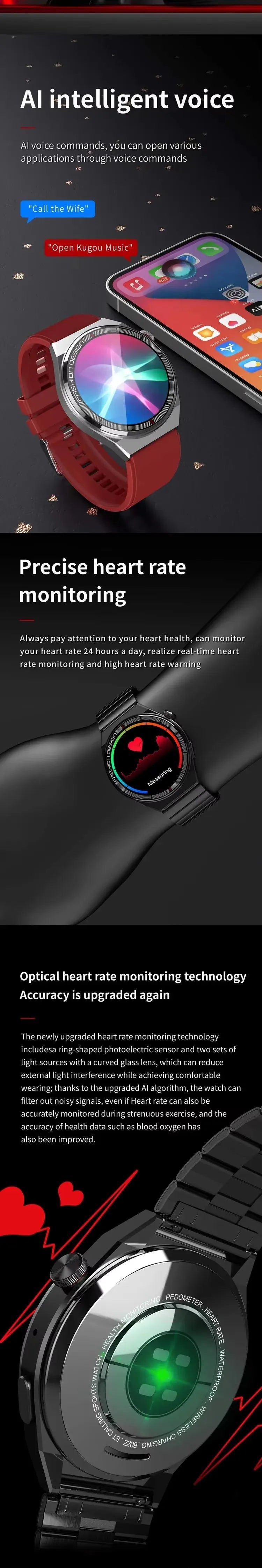 2025 NEW ARRIVAL H4 MAX Smart Watch Business Smart Watch H4 Max Reloj Inteligente 3 Straps for Men Business YMX Best Smart Watch