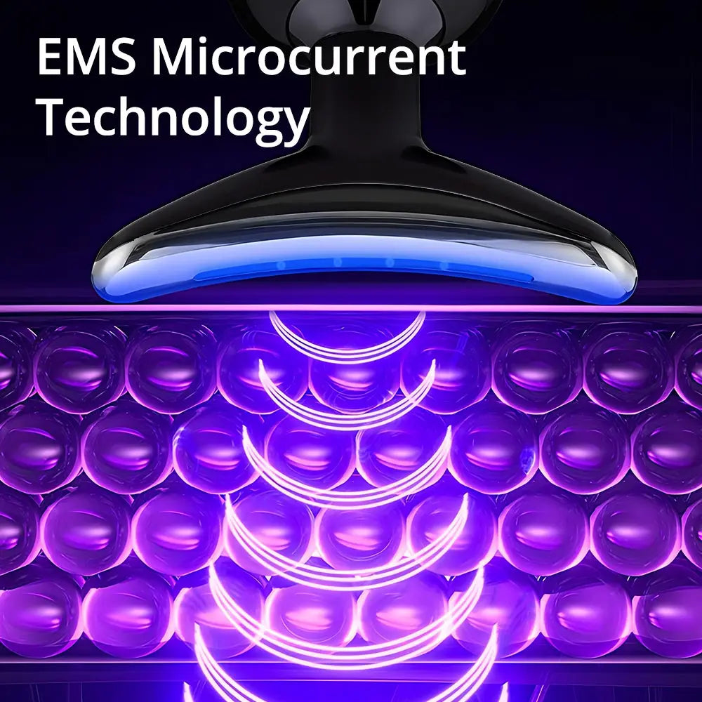 Facial Lifting Device Neck Face Eye Massage Face Slimming EMS Beauty Skin Phototherapy Machine Anti Aging Reduce Double Chin