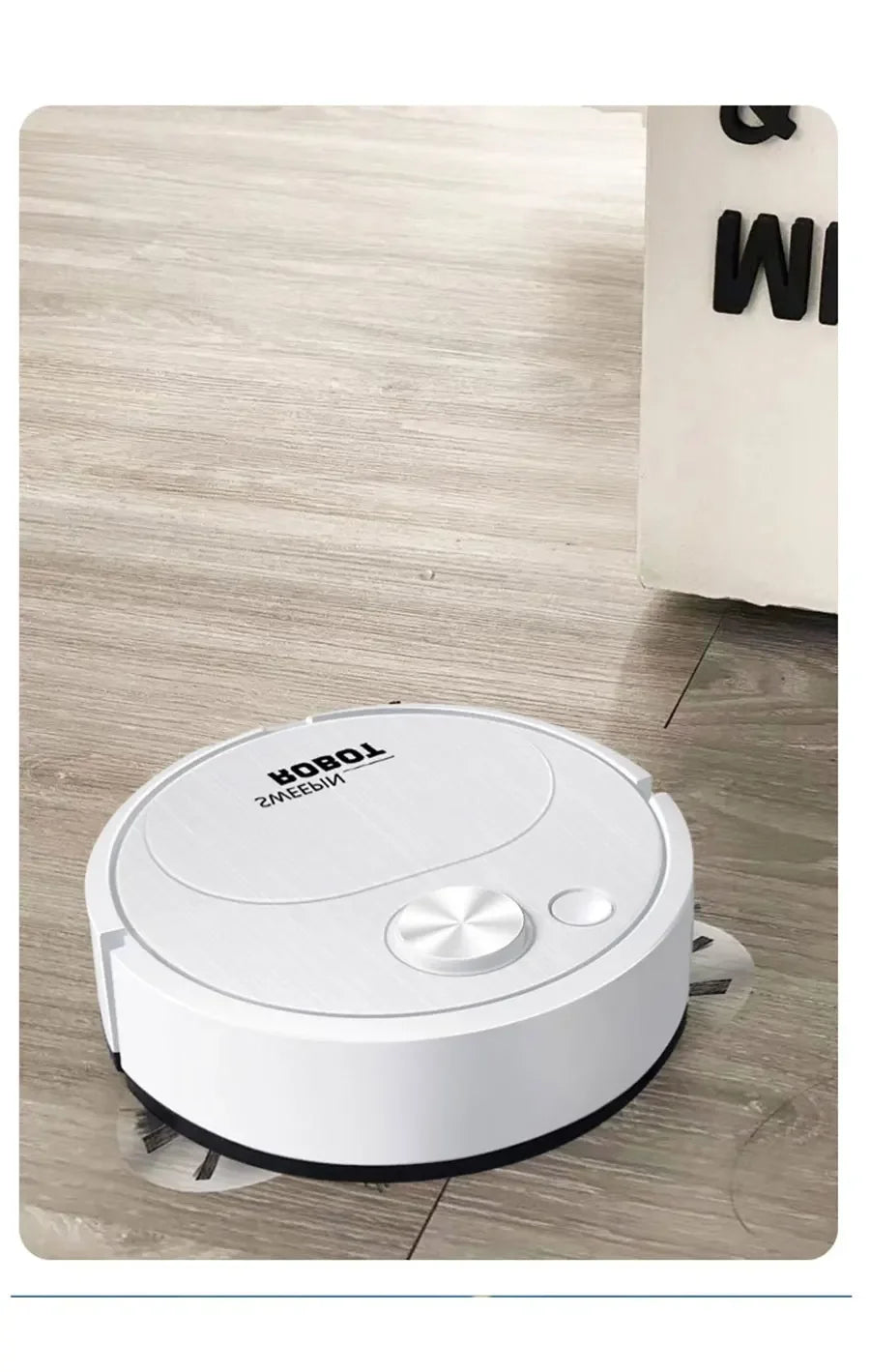 New 3-in-1 intelligent wireless floor sweeping robot vacuum cleaner, suitable for home offices