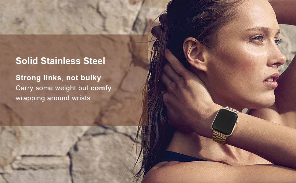 Stainless Steel titanium alloy Strap For Apple Watch Band Ultra 2 49mm 44mm 45mm 46mm 41mm Bracelet iwatch Series 6/7/8/9/10