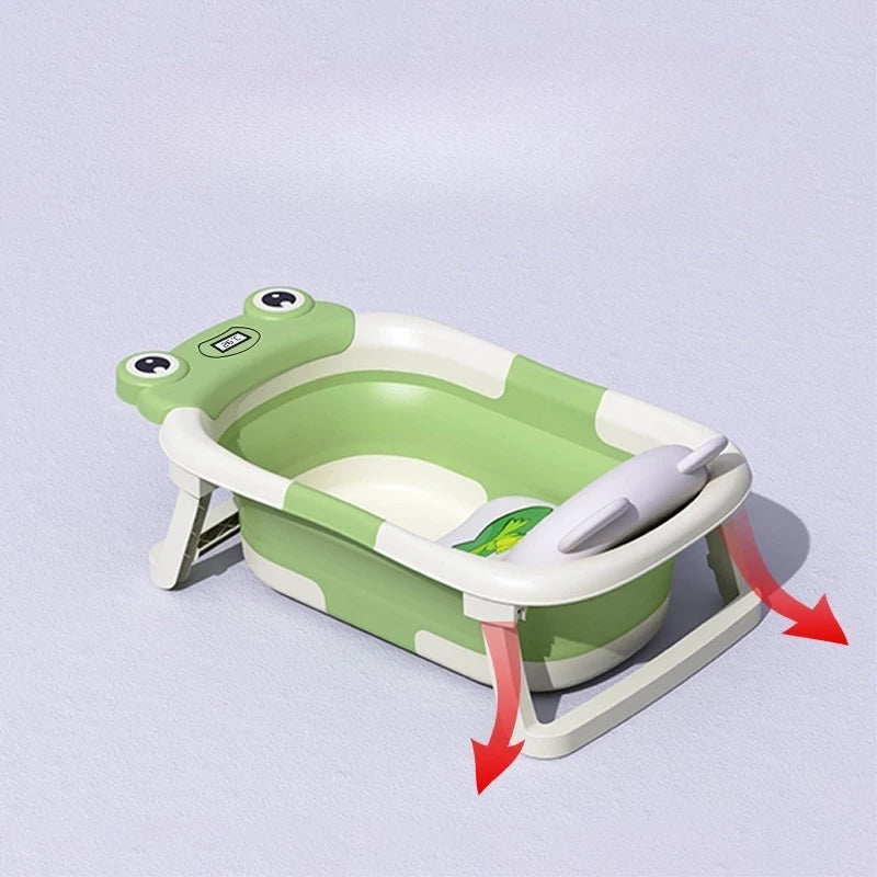 Hot Sale Children's Bath Tub Household Smart Temperature Sensing Newborn Bath Tub Folding