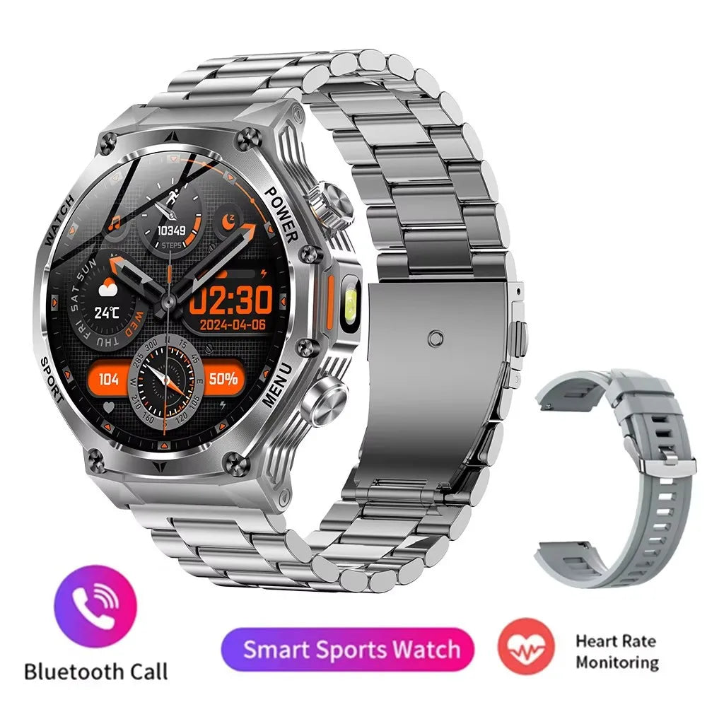 AK82 smart watch bluetooth call bluetooth call sports high definition waterproof heart rate flashlight multi-function