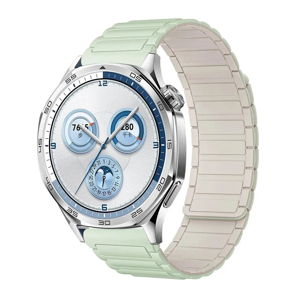18mm 20mm 22mm Magnetic Loop Band for Samsung Galaxy Watch  6 Classic Silicone Strap for Huawei Watch GT5 46mm 7 6 5 4 44/40mm