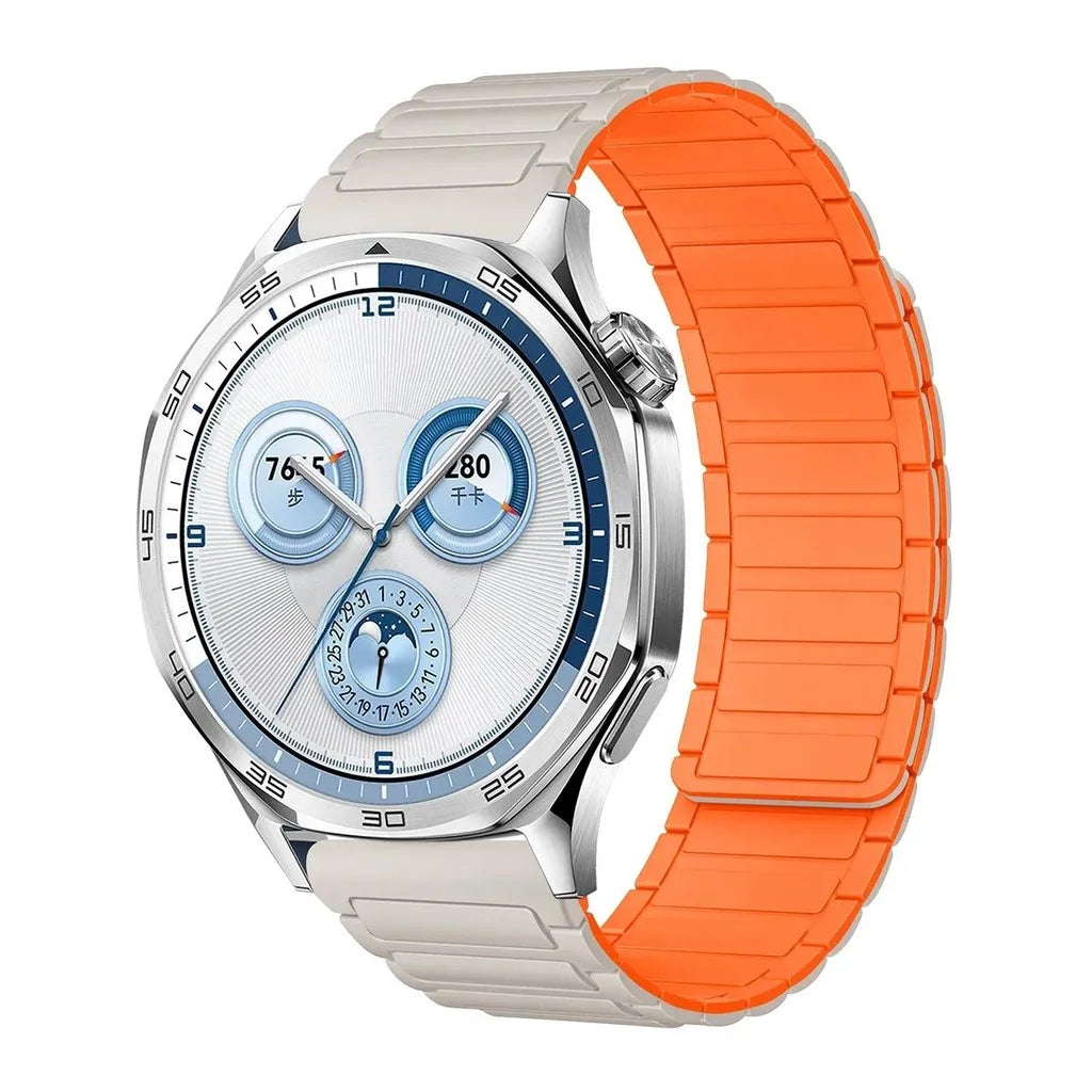 18mm 20mm 22mm Magnetic Loop Band for Samsung Galaxy Watch  6 Classic Silicone Strap for Huawei Watch GT5 46mm 7 6 5 4 44/40mm