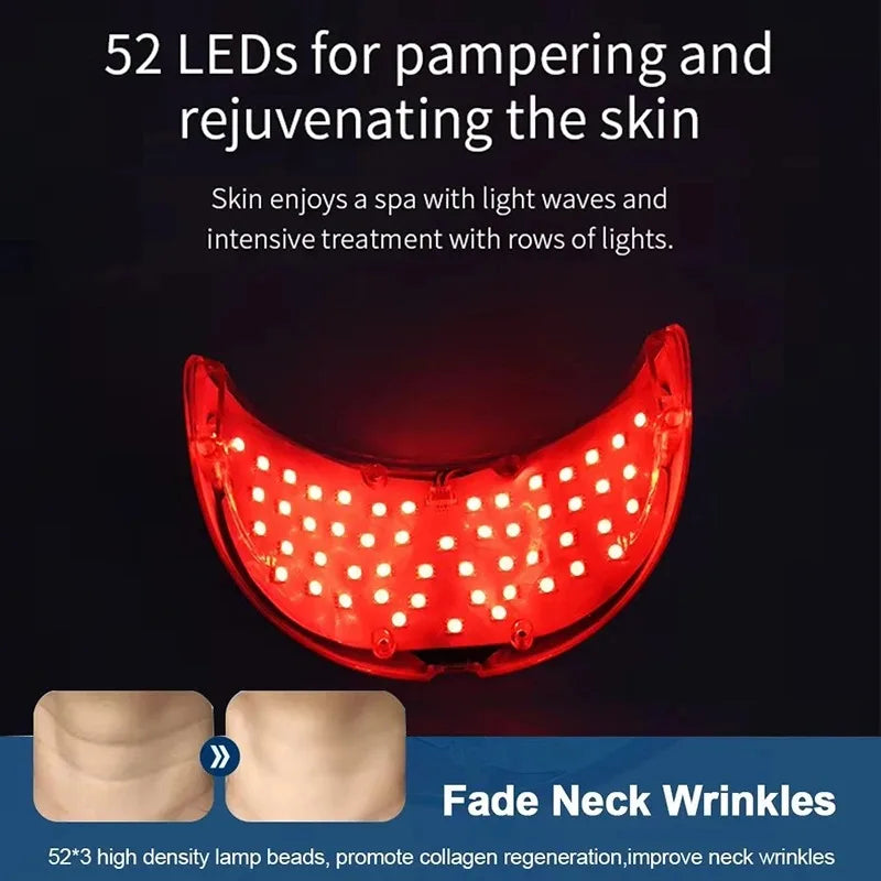 7 Colors LED Face & Neck Mask | Photon Therapy Skin Rejuvenation Anti-Aging Beauty Machine