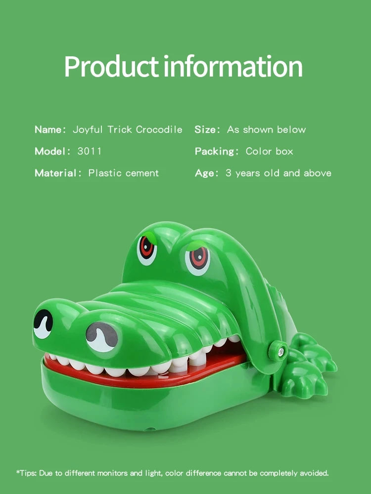 Crocodile Teeth Toys Alligator Biting Finger Dentist Classic Family Games Party Pranks Children's Lucky Game Decompression Toy