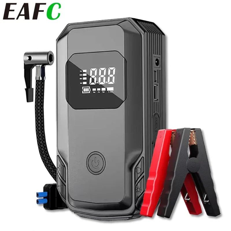 EAFC Portable Car Jump Starter Power Bank | Smart Emergency Battery Booster with LED Display