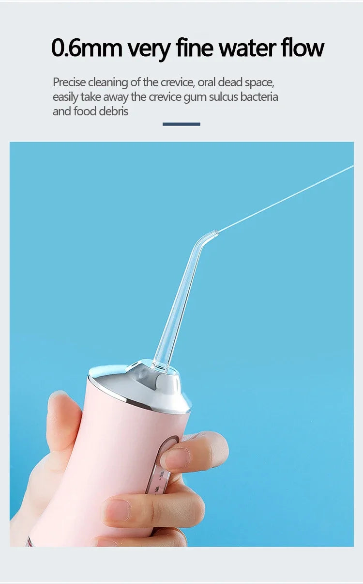 Portable Oral Irrigator Water Flosser | Dental Water Jet for Deep Teeth Cleaning & Gum Care
