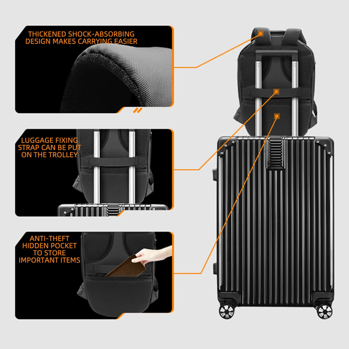 LED Display Backpack APP Control Laptop Backpack Business Travel Men DIY Smart Backpack School Woman Motorbikes Outdoor Backpack
