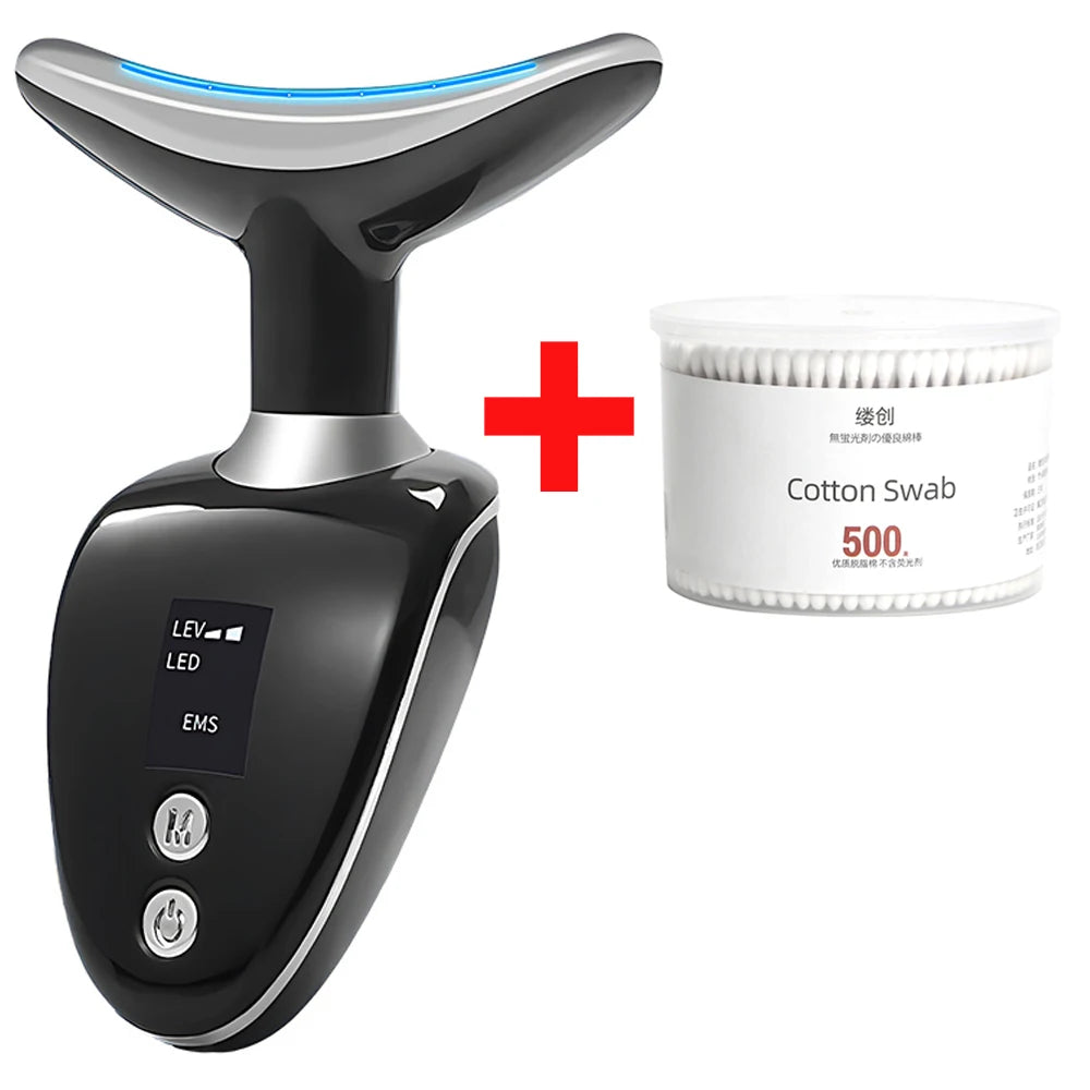 Facial Lifting Device Neck Face Eye Massage Face Slimming EMS Beauty Skin Phototherapy Machine Anti Aging Reduce Double Chin