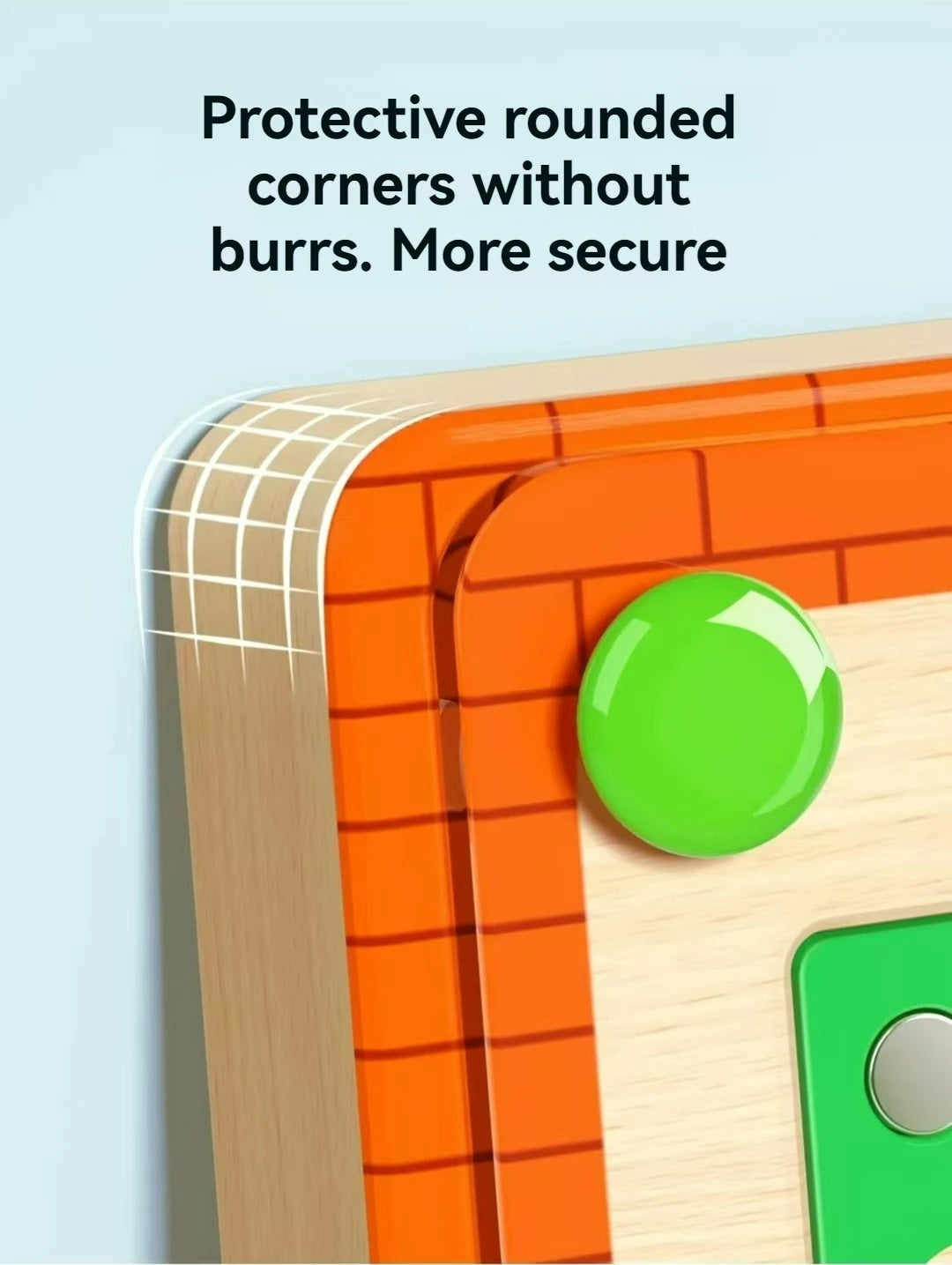 Children's Magnetic Maze Walking Ball Baby Concentration Training, Writing Logic Thinking 3-4 Year Old Early Education Puzzle To