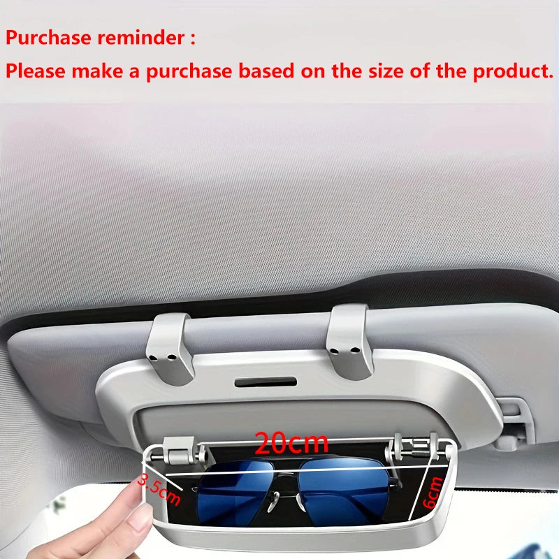 Car glasses case, visor, multi-functional car sun frame, car glasses clip, modified storage box