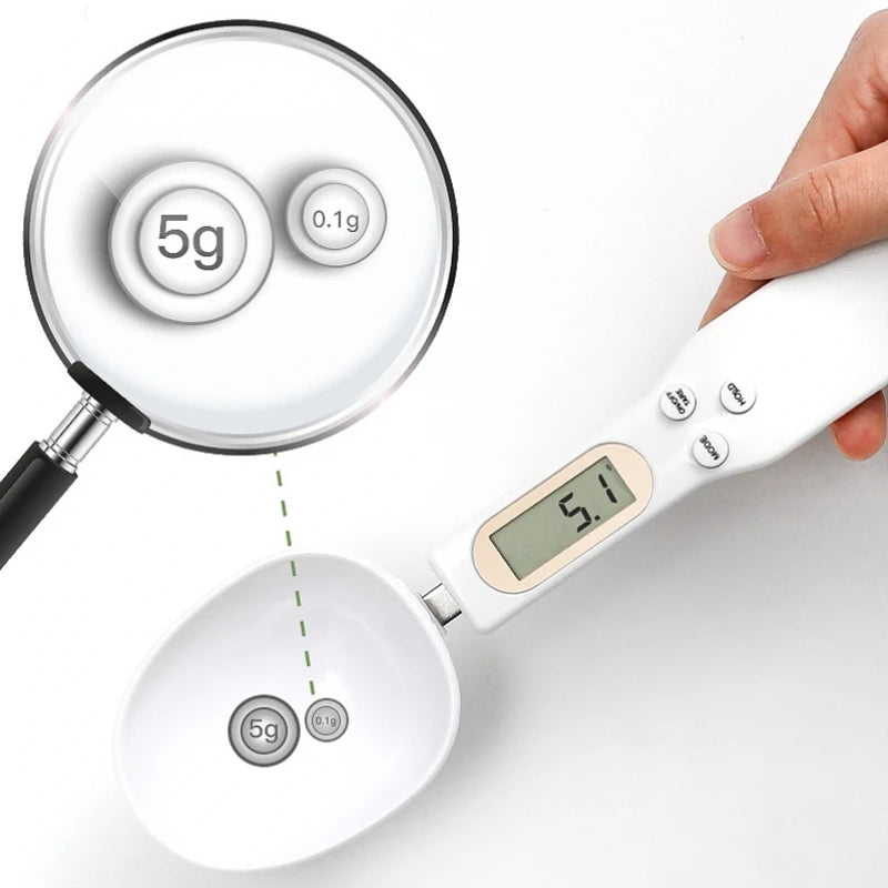 Mini Spoon Scale Digital Kitchen Scale Electronic LCD Food Scale 0.1-500g Cooking Flour Milk Coffee Powder Weight Measure Spoon