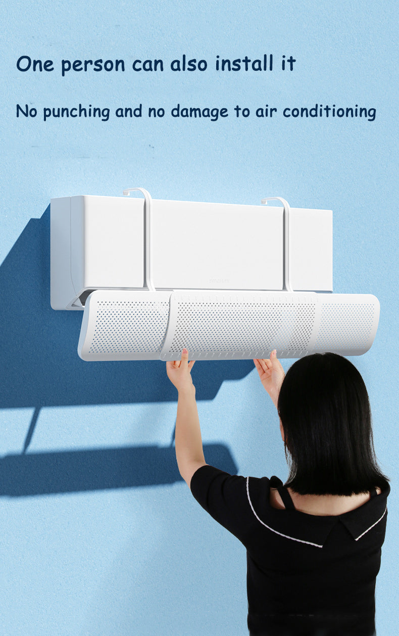 Air Conditioning Windshield Anti-Direct Blowing Universal Windproof Wall-Mounted Air Outlet Baffle Confinement Cold Air Guide