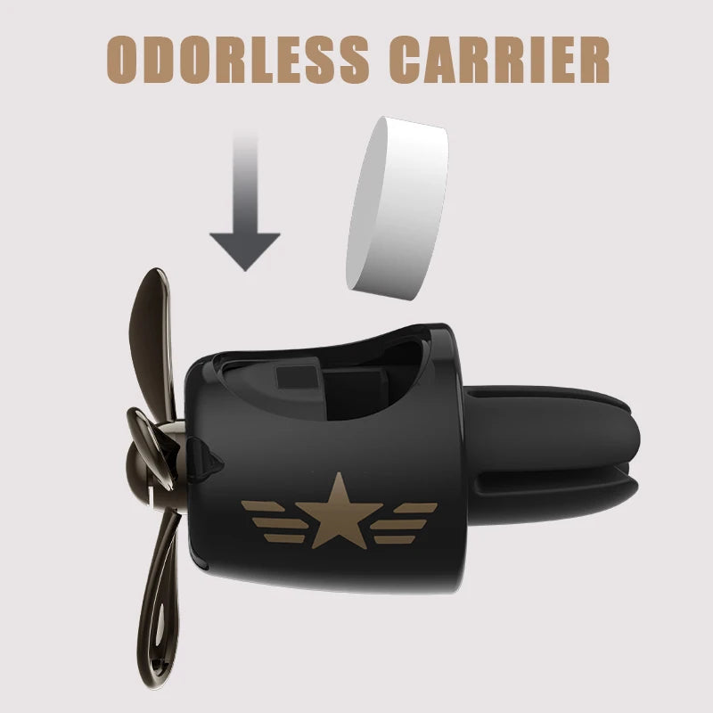 Odorless DIY perfume ornament airplane pilot bear car air freshener decoration accessories aroma vent clip fragrant diffuser men